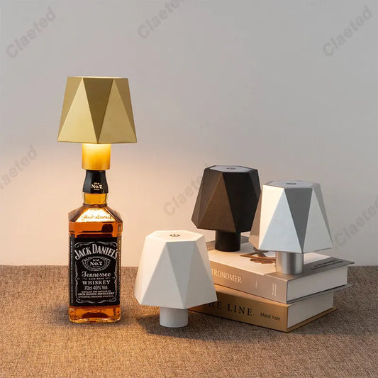LED Wine Bottle Lamp Head Table Lamp